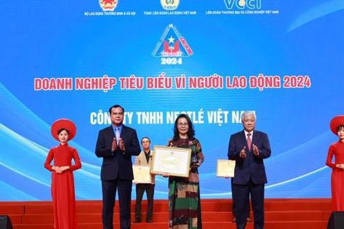 Nestlé Việt Nam được vinh danh 'Doanh nghiệp tiêu biểu vì người lao động' năm thứ 5 liên tiếp