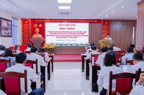 Mường Khương tổ chức Hội thảo phát huy vai trò của người đứng đầu theo tinh thần '7 dám'