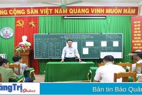 Chủ động các phương án ứng phó với tình hình thời tiết bất thường tại các điểm thi trên địa bàn huyện Hướng Hóa
