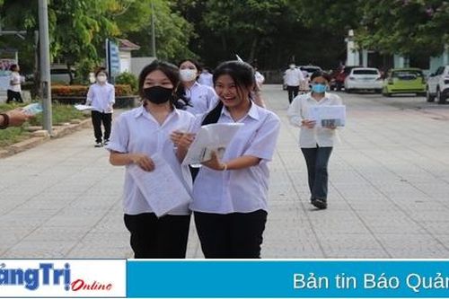 Triệu Phong, Hải Lăng, TX Quảng Trị: Không có trường hợp thí sinh đến phòng thi muộn
