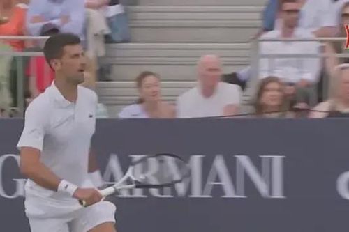 Novak Djokovic tập luyện trước thềm Wimbledon 2024