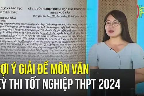 Gợi ý giải đề thi môn Ngữ văn thi tốt nghiệp THPT năm 2024