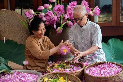 Trà sen Tây Hồ