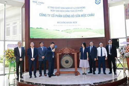 Mộc Châu Milk (MCM) chính thức lên sàn HOSE, giá tham chiếu 42.800 đồng/ cổ phiếu