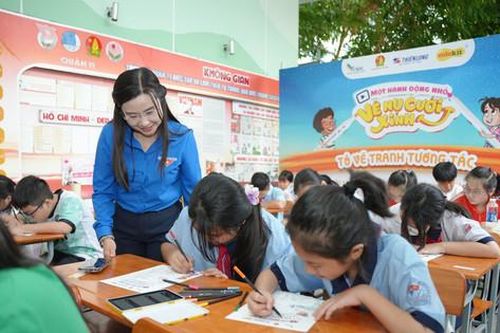 Hơn 500 thiếu nhi tham gia cuộc thi 'Em vẽ sắc màu tình nguyện'