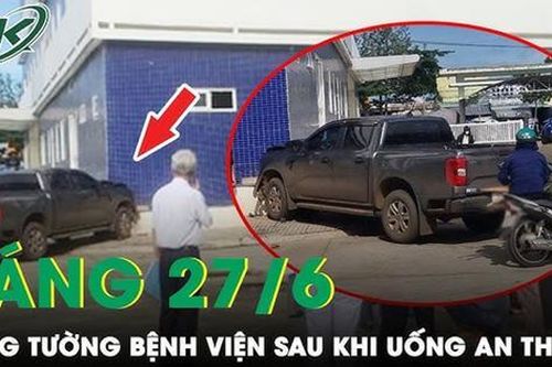 Khống chế kẻ uống 30 viên thuốc an thần, truy đuổi bạn gái rồi lái ôtô tông tường bệnh viện