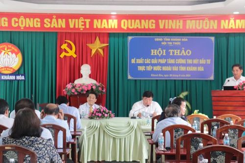 Khánh Hòa: Tăng cường thu hút các dự án đầu tư trực tiếp từ nước ngoài vào địa phương