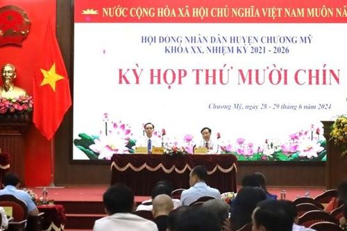 Huyện Chương Mỹ, 6 tháng giải ngân đầu tư công ước đạt 496.923 triệu đồng