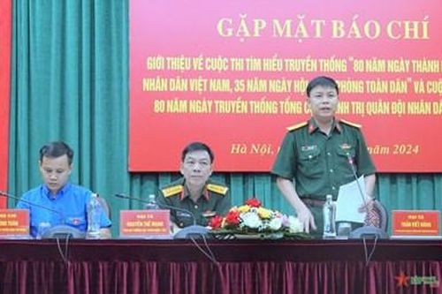 Thể lệ Cuộc thi tìm hiểu 80 năm Ngày truyền thống Tổng cục Chính trị Quân đội nhân dân Việt Nam