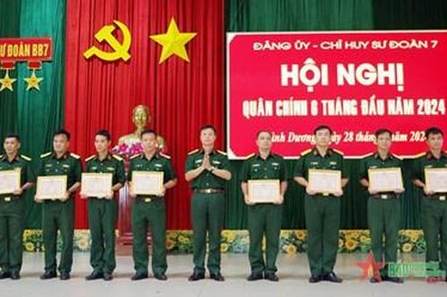 Sư đoàn 7 (Quân đoàn 4) huấn luyện đạt 100% khá, giỏi