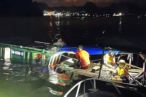 Chìm tàu trên biển Vân Đồn, một người thiệt mạng