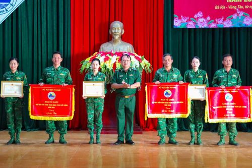 Nhiều vận động viên đạt thành tích cao tại Hội thao bắn súng quân dụng trong BĐBP năm 2024 - khu vực 2