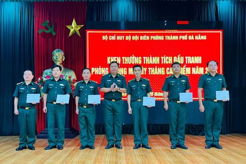 BĐBP Đà Nẵng trao thưởng thành tích 'Tháng hành động phòng, chống ma túy' năm 2024