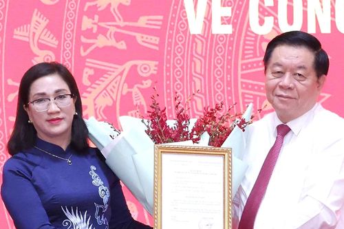 Bà Đinh Thị Mai giữ chức Phó Trưởng Ban Tuyên giáo Trung ương