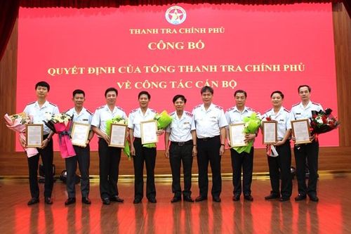 Thanh tra Chính phủ công bố 7 quyết định điều động, bổ nhiệm nhân sự quản lý