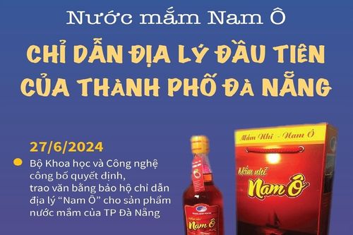 Nước mắm Nam Ô: Chỉ dẫn địa lý đầu tiên của thành phố Đà Nẵng