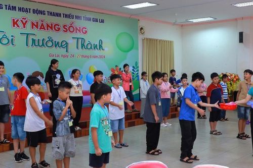 Trang bị kỹ năng sống 'Tôi trưởng thành'cho 47 em thiếu nhi