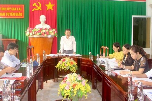 Ban Tuyên giáo Tỉnh ủy Gia Lai giao ban công tác khoa giáo 6 tháng đầu năm 2024