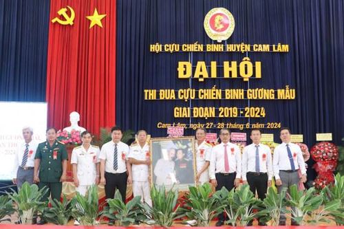 Hội Cựu chiến binh huyện Cam Lâm: Đại hội Thi đua yêu nước 'Cựu chiến binh gương mẫu' giai đoạn 2019 - 2024