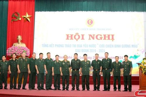 Thành phố tổng kết phong trào thi đua yêu nước 'Cựu chiến binh gương mẫu'