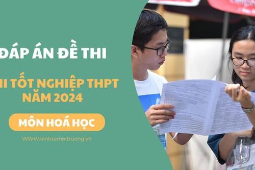Đáp án đề thi môn Hóa học Kỳ thi THPT Quốc gia năm 2024-tất cả các đề