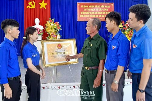 Nơi thành lập lực lượng TNXP Cà Mau