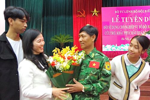 Luôn quan tâm, chăm lo cho hậu phương người lính biên phòng