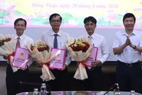 Đồng Tháp bổ nhiệm nhiều cán bộ chủ chốt