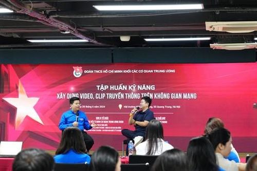 Đoàn Khối các quan T.Ư Đoàn tập huấn kỹ năng truyền thông trên không gian mạng cho thanh niên