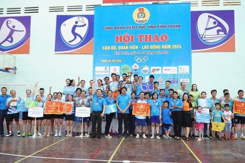 Bình Thuận: Trao giải hội thao cán bộ, đoàn viên lao động năm 2024