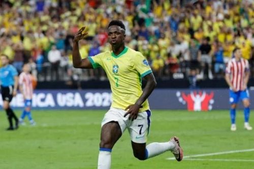 Vinicius lập cú đúp, Brazil thắng đậm Paraguay tại Copa America 2024