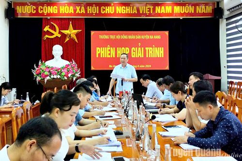 HĐND huyện Na Hang giải quyết kiến nghị của cử tri về cấp giấy chứng nhận quyền sử dụng đất