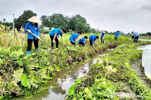 Hơn 1.000 ĐVTN tham gia Ngày cao điểm chiến sỹ tình nguyện xây dựng đô thị 'sáng - xanh - sạch - đẹp - văn minh - an toàn'