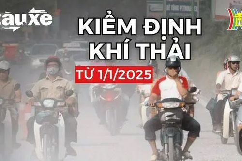 Mô tô, xe gắn máy phải kiểm định khí thải từ 1/1/2025 | Bản tin Tàu và Xe | 29/06/2024