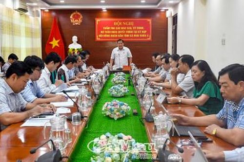 Ban Kinh tế - Ngân sách thẩm tra các văn bản trình kỳ họp thứ 14