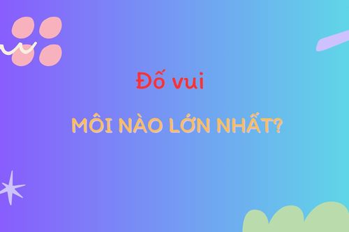 Người thông minh trả lời trong 3 giây: Môi nào lớn nhất?