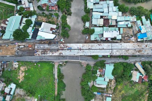 Tăng tốc thi công cầu huyết mạch hơn 900 tỷ đồng phía Đông TP.HCM