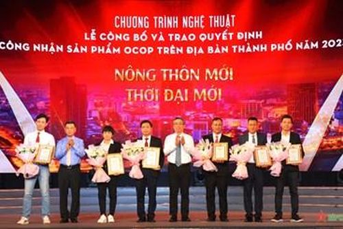 Công bố và trao quyết định công nhận sản phẩm OCOP trên địa bàn TP Hồ Chí Minh năm 2023