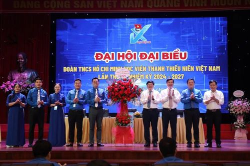 Anh Trương Khải Minh làm Bí thư Đoàn Học viện Thanh thiếu niên Việt Nam Khóa IX