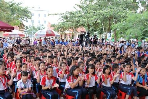 Hơn 1.000 thiếu nhi tham gia ngày hội học tập tốt, rèn luyện chăm