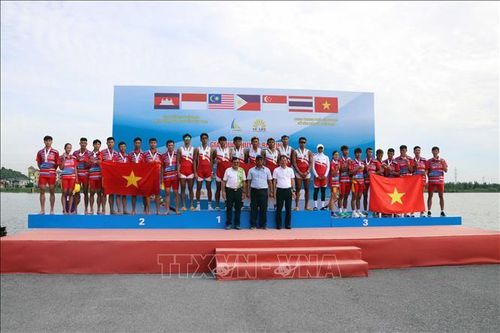 Việt Nam áp đảo Huy chương tại giải đua thuyền Rowing Vô địch U19, U23 và Vô địch Đông Nam Á 2024