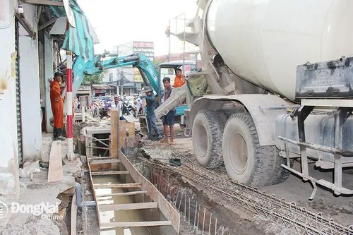 Biên Hòa triển khai thêm một dự án chống ngập tại ngã ba phường Trảng Dài