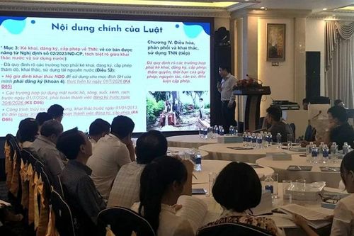 Thực thi đồng bộ Luật Tài nguyên nước 2023
