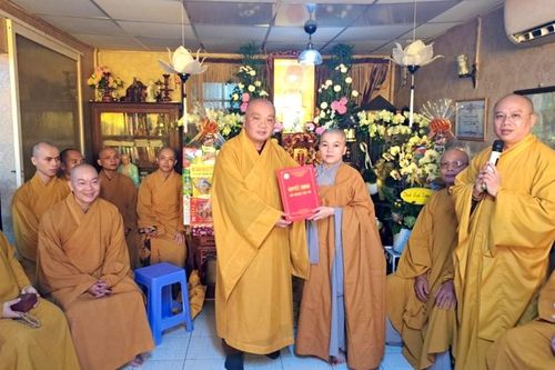 TP.HCM: Công bố quyết định bổ nhiệm trụ trì niệm Phật đường Liên Trì (Q.3)