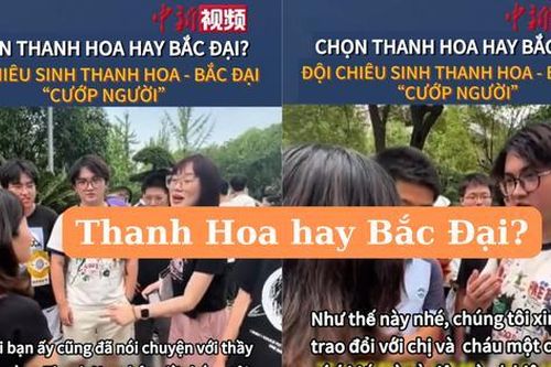 Thanh Hoa - Bắc Đại tranh giành 'học bá' ngay trên đường khiến Cnet xôn xao