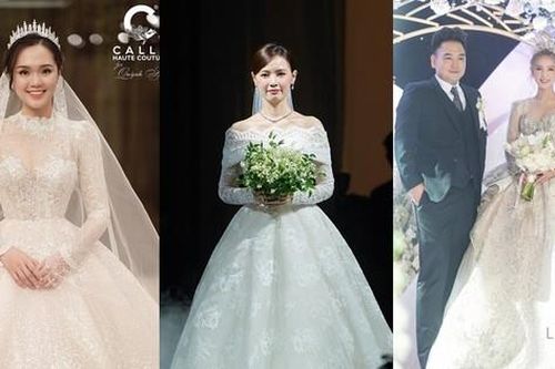 Đi tìm váy cưới đắt nhất của sao Việt: Cô dâu hào môn Midu vẫn thua một người