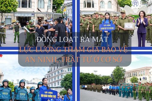 Hà Nội ra mắt lực lượng tham gia bảo vệ an ninh trật tự cơ sở