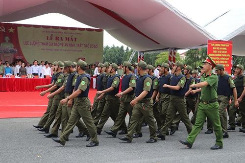 Hậu Giang ra mắt lực Lượng tham gia bảo vệ an ninh trật tự ở cơ sở