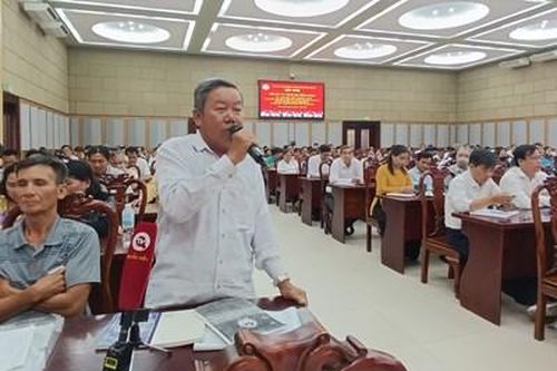 Đại biểu Quốc hội và Hội đồng nhân dân TP Hồ Chí Minh tiếp thu ý kiến cử tri về dự án treo ở huyện Bình Chánh, TP Hồ Chí Minh