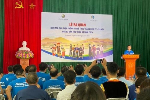 Ra quân điều tra, thu thập thông tin về thực trạng kinh tế - xã hội của 53 dân tộc thiểu số năm 2024